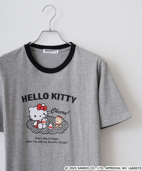 sanrio（サンリオ） スマホショルダー tシャツ ハローキティ天竺半袖T