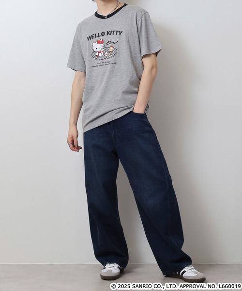 tシャツ 「HELLO KITTY」meets PEPE PUFFY BALOON L/S Tシャツ レディース メンズ PUBLUX/”HELLO KITTY/ハローキティ” LOVE ロゴTシャツ 限定展開