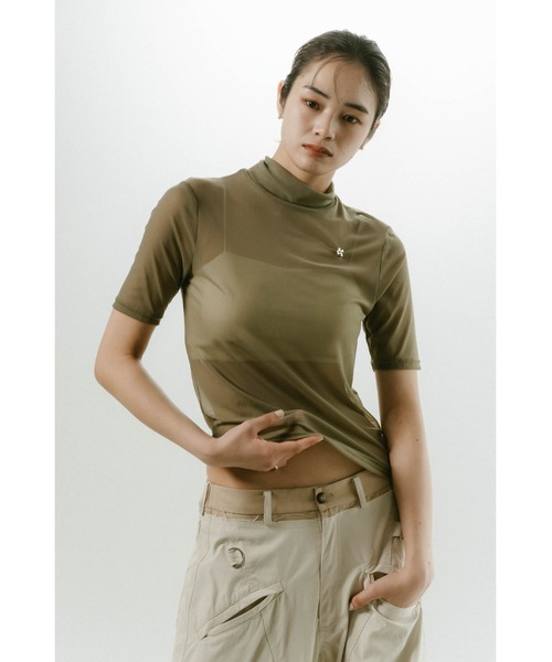 tシャツ K motif sheer tops レディース