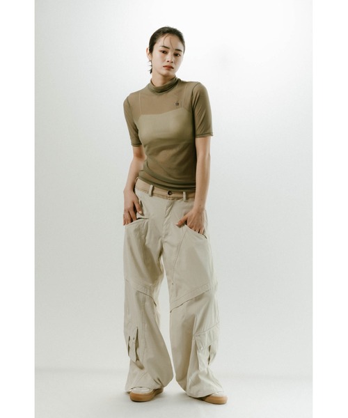 Knuth Marf（クヌースマーフ） tシャツ K motif sheer tops レディース