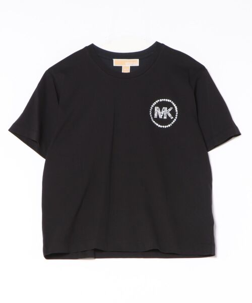MICHAEL KORS tシャツ ラインストーン MK CHARM Tシャツ