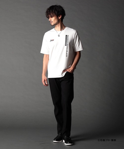 【着後レビューで 送料無料】 NICOLE CLUB コラボTシャツ 仮面ライダー tシャツ MEN FOR トップス