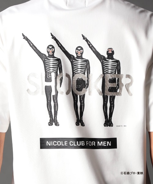 NICOLE CLUB FOR MEN tシャツ 仮面ライダー コラボTシャツ