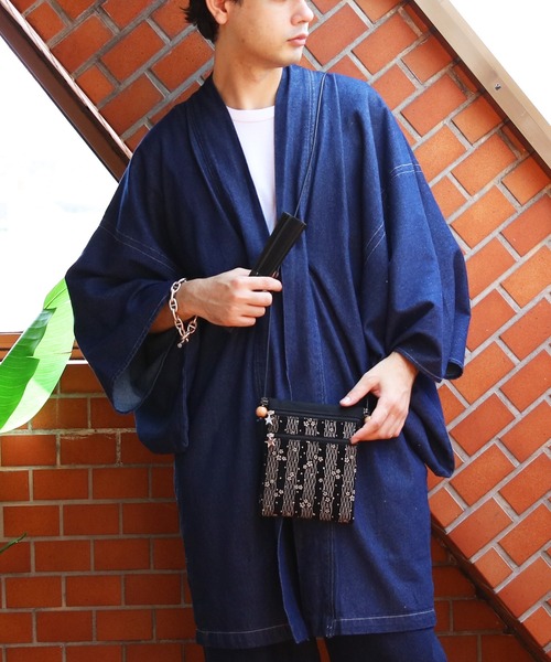 8 印伝調 ファスナーポシェット メンズ レディース : ZOZOTOWN Yahoo