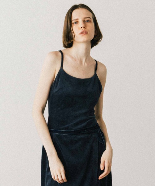 CREDONA（クレドナ） キャミソール COTTON VELOUR BODY SUIT/コットン