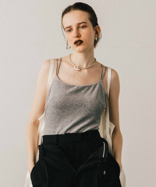 キャミソール COTTON VELOUR BODY SUIT/コットンベロアボディスーツ