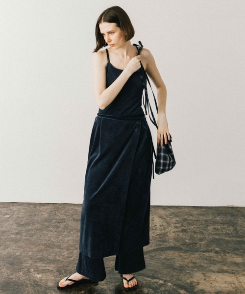 CREDONA（クレドナ） キャミソール COTTON VELOUR BODY SUIT/コットン