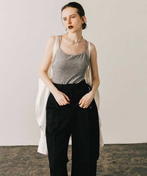 CREDONA（クレドナ） キャミソール COTTON VELOUR BODY SUIT/コットン