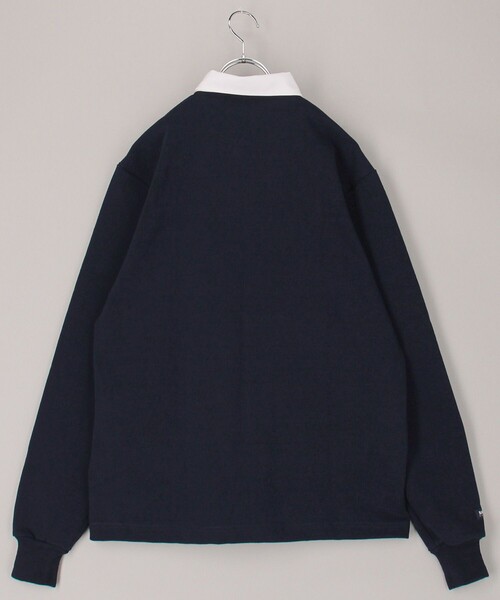 BARBARIAN ネイビー 長袖ポロシャツ FREAK'S STORE 「FREAK'S STORE」 「BARBARIAN」長袖ポロシャツ