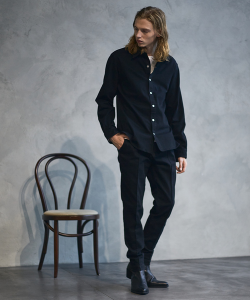 「5351 POUR LES HOMMES」 デニムパンツ 48 ブラック メンズ
