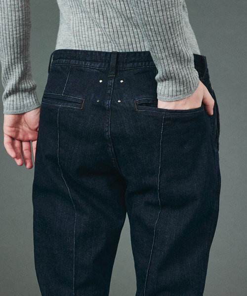 「5351 POUR LES HOMMES」 デニムパンツ 48 ブラック メンズ
