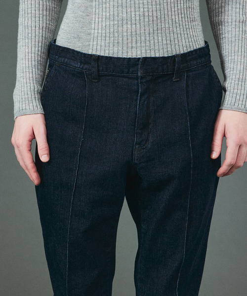 「5351 POUR LES HOMMES」 デニムパンツ 48 ブラック メンズ