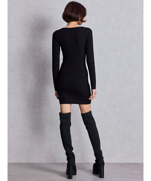 GYDA（ジェイダ） ワンピース GD bijou MOLDニットワンピース