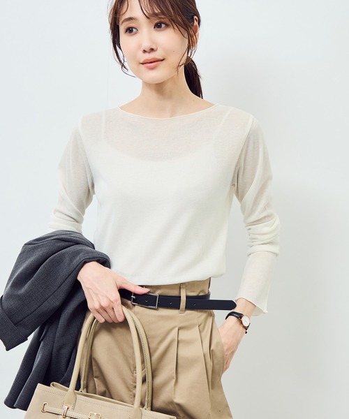 ROPE' PICNIC（ロペ ピクニック） tシャツ ラメシアーリブカットソー