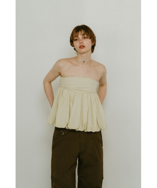 トップス Knuth Marf 2way peplum tops Knuth Marf（クヌースマーフ） ブラウス シャツ 2way peplum tops