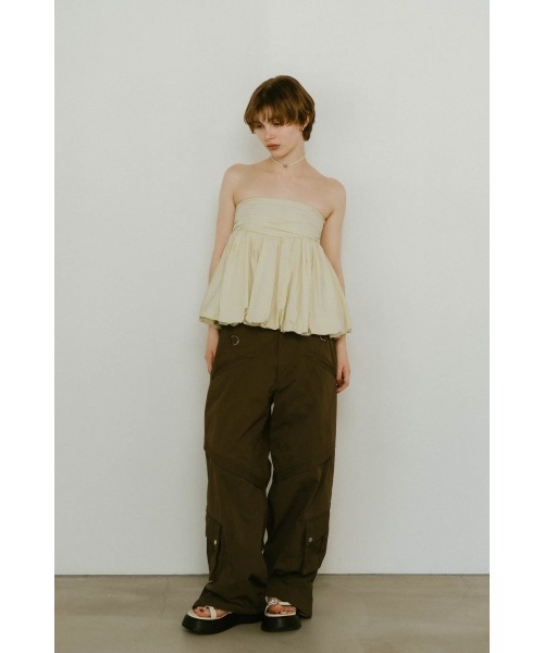 Knuth Marf（クヌースマーフ） ブラウス シャツ 2way peplum tops