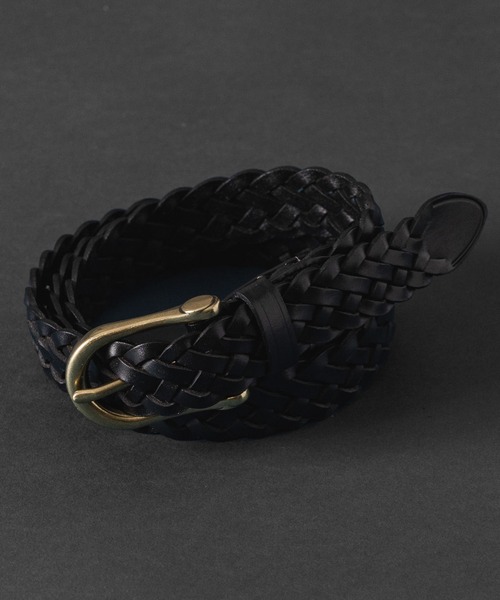 カウレザーメッシュベルト Casper John（キャスパージョン） ベルト Cow leather mesh belt