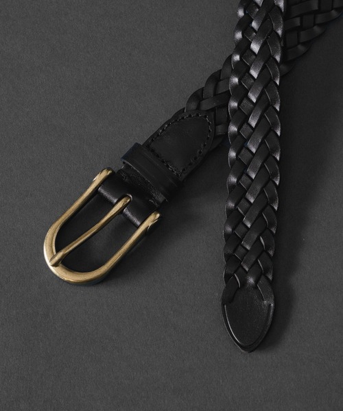 カウレザーメッシュベルト Cow leather mesh belt/カウレザーメッシュベルト（ベルト）｜Casper