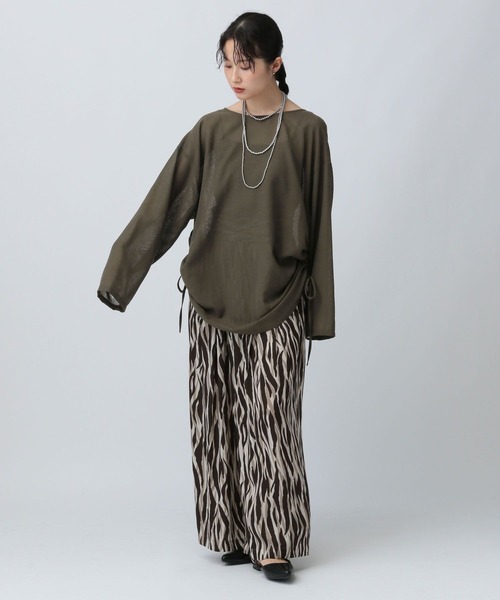 LEPSIM（レプシィム） ブラウス シャツ 2WAYドロストチュニック 579856