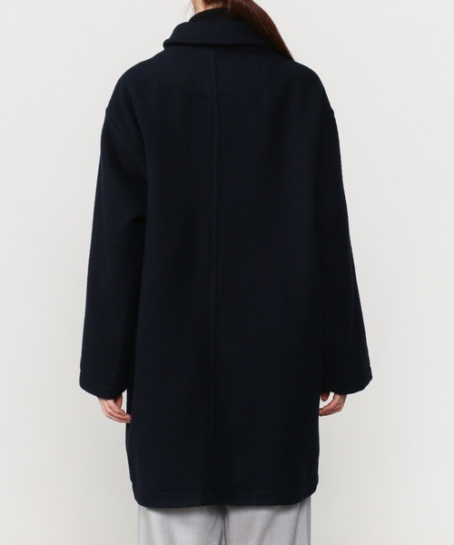 DANTON ステンカラーコート サイズ36 Danton（ダントン） ステンカラーコート 36 ネイビー レディース