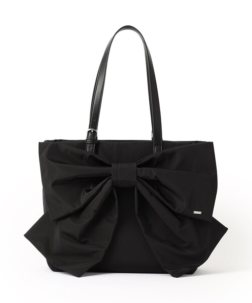 新品　TO BE CHIC フリルトートバック　黒　送料込み ポンポンフリルトートバッグ（W5129447＿＿） | TO BE CHIC