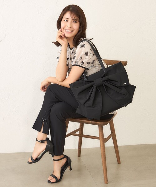 TO BE CHIC（トゥー ビー シック） トートバッグ リボントートバッグ