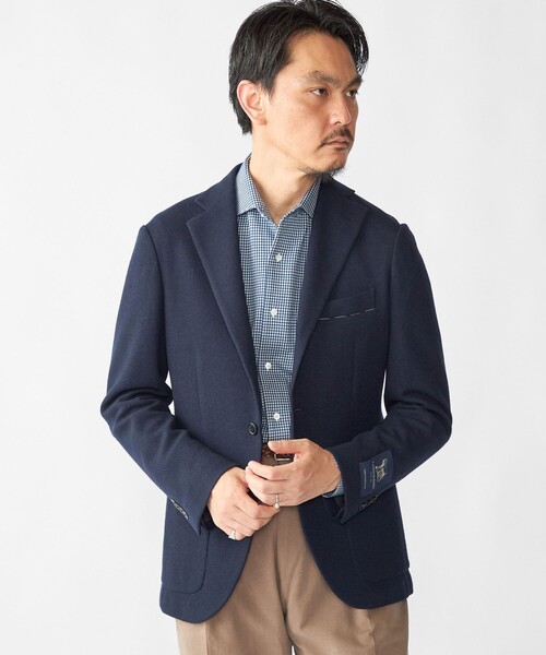 SHIPS（シップス） フォーマル シャツ SHIPS: ジャージー ギンガム