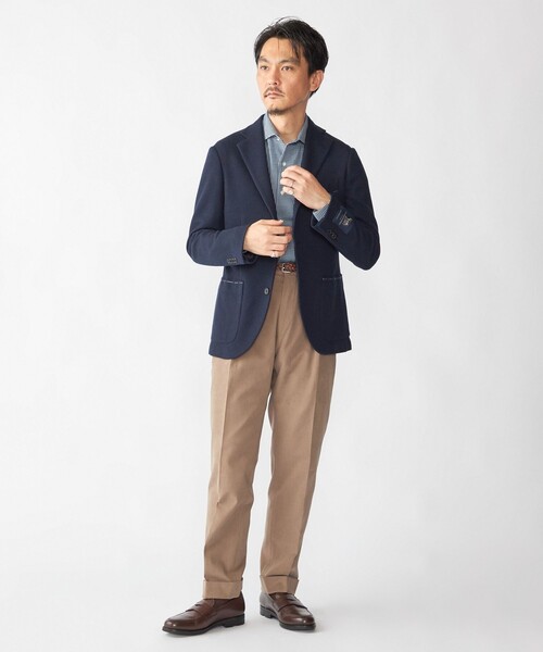 SHIPS（シップス） フォーマル シャツ SHIPS: ジャージー ギンガム