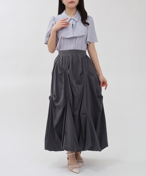 「ASTORIA ODIER」 半袖シャツ SMALL ネイビー レディース_画像3