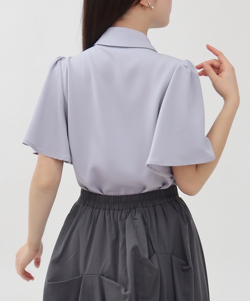 「ASTORIA ODIER」 半袖シャツ SMALL ネイビー レディース_画像5