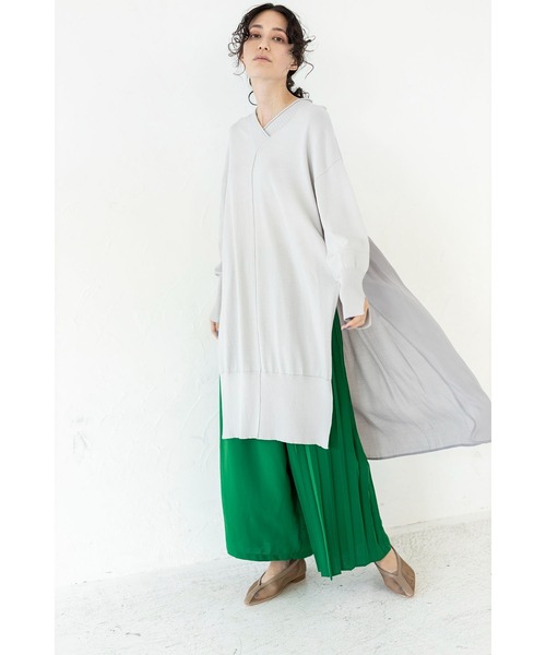 「OSMOSIS」 長袖ニット ONE SIZE ベージュ レディース_画像7