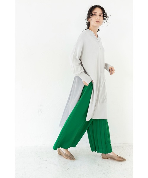 「OSMOSIS」 長袖ニット ONE SIZE ベージュ レディース_画像8