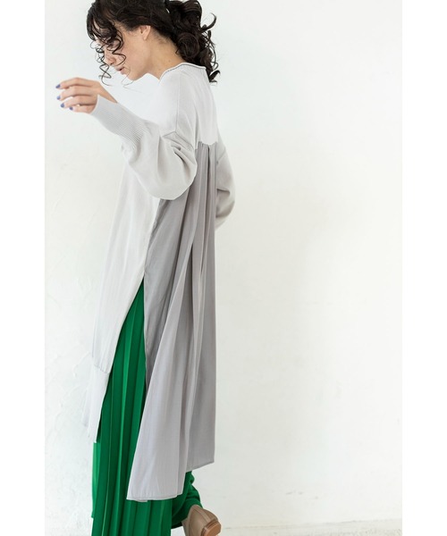 「OSMOSIS」 長袖ニット ONE SIZE ベージュ レディース_画像9