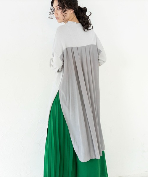 「OSMOSIS」 長袖ニット ONE SIZE ベージュ レディース_画像10