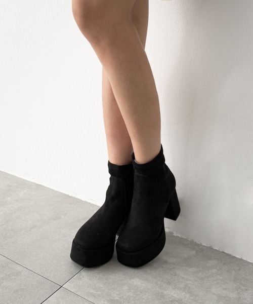 WEGO（ウィゴー） ショート ブーツ WEGO/ストレッチヒールショート