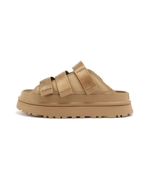 「UGG」 フラットサンダル 7 ブラック レディースの画像