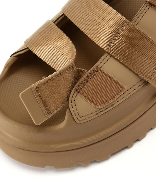 「UGG」 フラットサンダル 7 ブラック レディースの画像