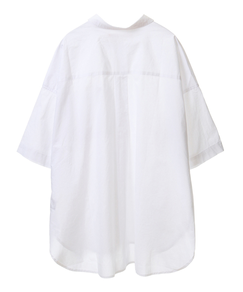 「MELROSE claire」 半袖シャツ FREE オフホワイト レディース_画像4