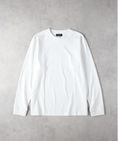 BACK NUMBER tシャツ 「BACK NUMBER」シルケット加工胸ポケットロング