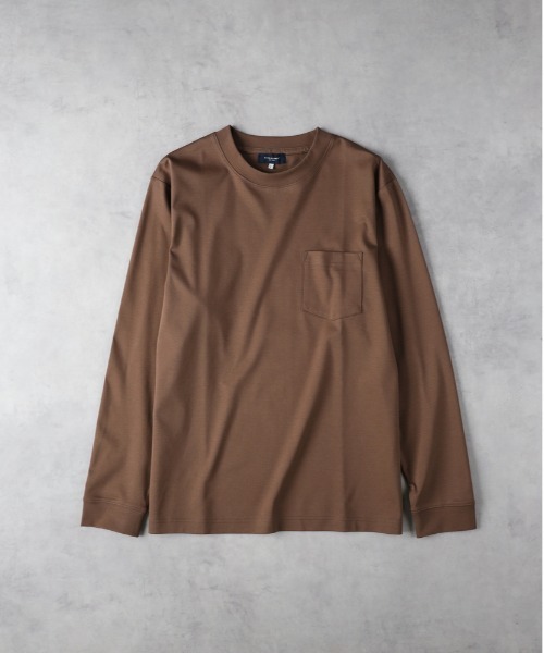 BACK NUMBER tシャツ 「BACK NUMBER」シルケット加工胸ポケットロング