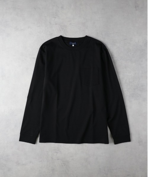 back number ロンT ブラック　Lサイズ BACK NUMBER tシャツ 「BACK NUMBER」シルケット加工胸ポケットロング