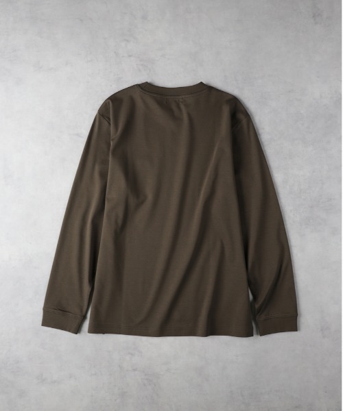 BACK NUMBER tシャツ 「BACK NUMBER」シルケット加工胸ポケットロング
