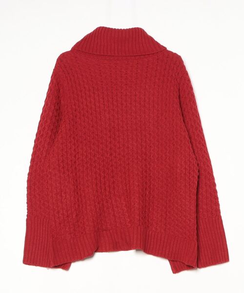 select MOCA（セレクトモカ） タートルネックニット FREE レッド