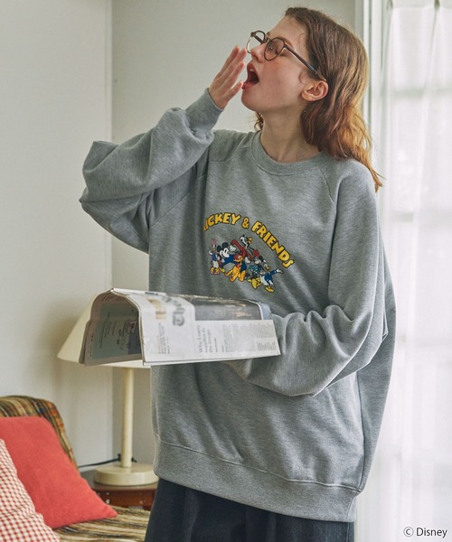 Disney（ディズニー） トレーナー スウェット 「Disney」別注