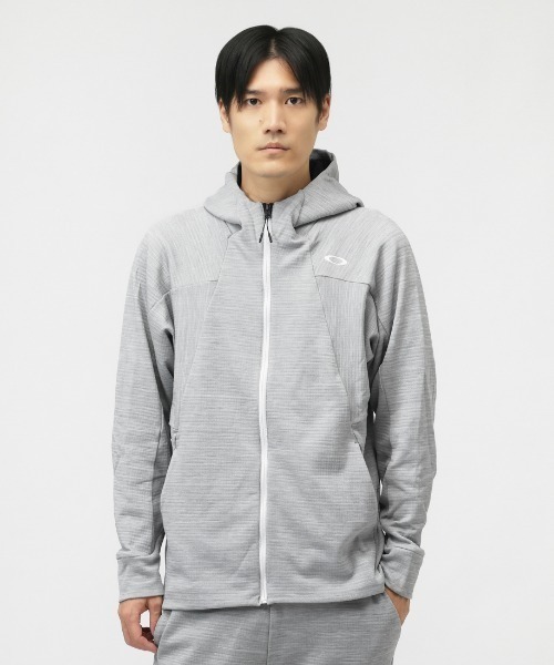 Oakley フード付きジャケット グレー Oakley フード付きジャケット グレー OAKLEY オークリー フードロゴ
