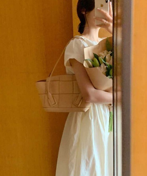 「a lot of love」 半袖ワンピース FREE ブラック レディース_画像4