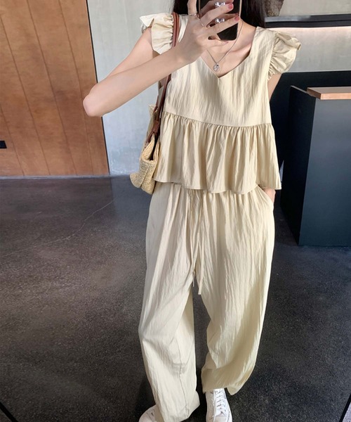 「Girly Doll」 セットアップ FREE ベージュ レディース_画像2