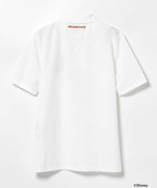「BEAMS GOLF」 半袖ポロシャツ MEDIUM グリーン メンズの画像
