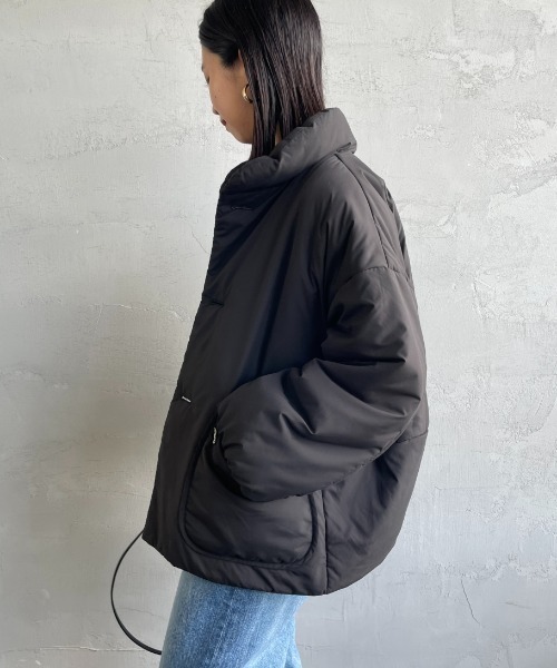   Jeans 中綿入りブルゾン ORCIVAL（オーシバル） ブルゾン アウター 中綿入り スタンドネック