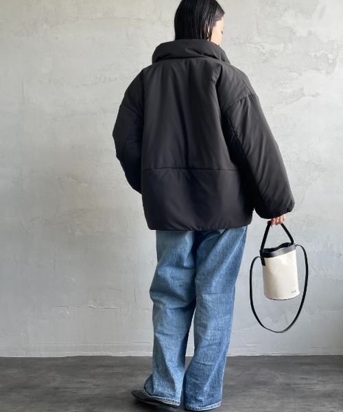   Jeans 中綿入りブルゾン ORCIVAL（オーシバル） ブルゾン アウター 中綿入り スタンドネック